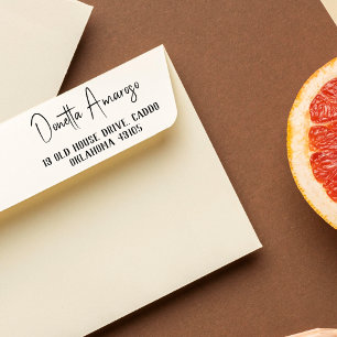 Tampons Encreurs Simple Décontracté Minimaliste Nom Nom de famille