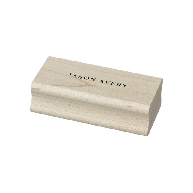 Tampons Encreurs Simple imprimé élégant serif nom moderne (Tampon)