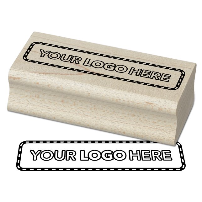 Tampons Encreurs Simple Logo Business Branding Rubber Stamp (Créateur téléchargé)
