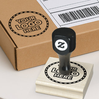 Tampons Encreurs Simple Logo Rubber Stamp for Business Branding