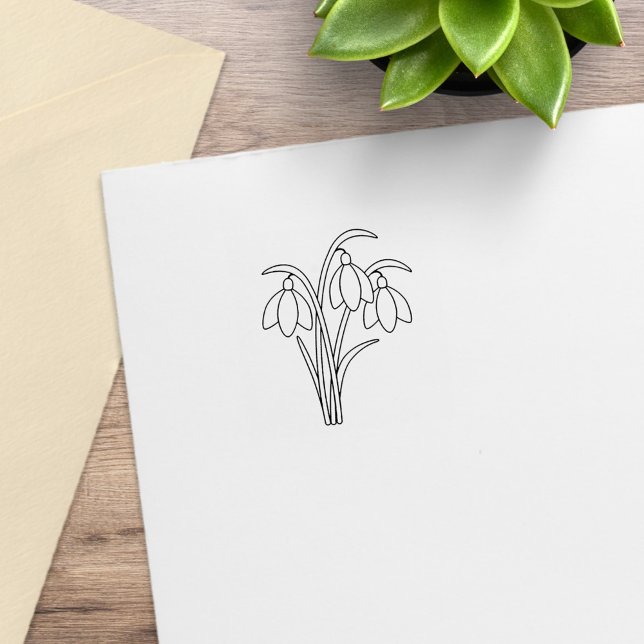 Tampons Encreurs Snowdrops - Fleurs de printemps 2 (Créateur téléchargé)