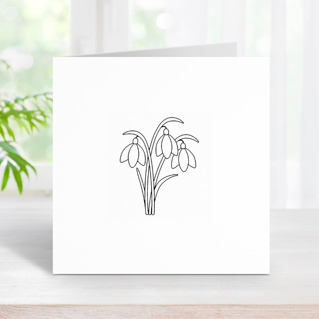 Tampons Encreurs Snowdrops - Fleurs de printemps 2 (Créateur téléchargé)