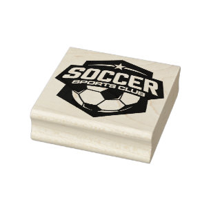 Tampons Encreurs Soccer Sports Club Timbre en caoutchouc