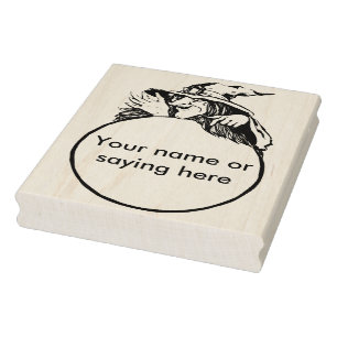 Tampons Encreurs Sorcière à boule de cristal 2 illustration timbre