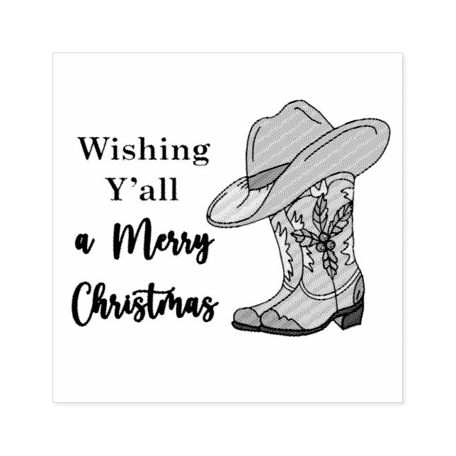 Tampons Encreurs Souhaitez à vous tous un joyeux Noël (Impression)