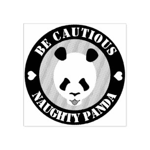 Tampons Encreurs Soyez prudent Naught Panda