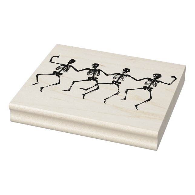 Tampons Encreurs Squelettes dansants timbre d'art silhouette (Tampon)