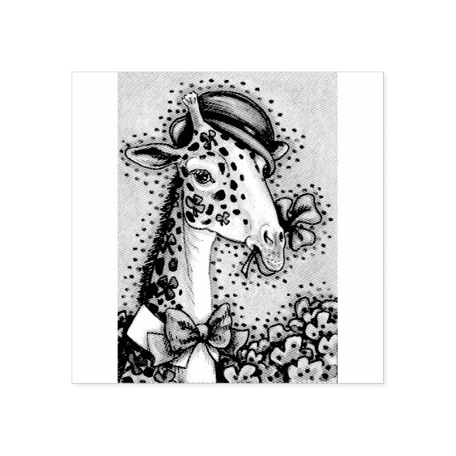 TAMPONS ENCREURS ST. LE JOUR DE PATRICK LE PIERRE EN CAOUTCHOUC DE  (Impression)