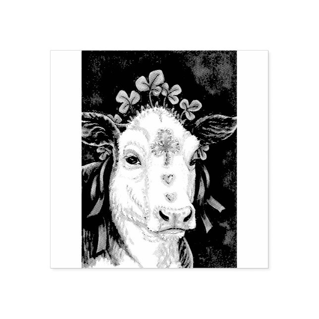 TAMPONS ENCREURS ST. PATRICK'S DAY IRISH VW, FARM RUBBER STAMP (Impression)