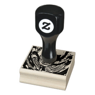 Tampons Encreurs Stand de caoutchouc de squelette Déplaisant