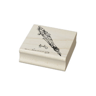 Tampons Encreurs Steampunk Gears Fountain Stylo en caoutchouc