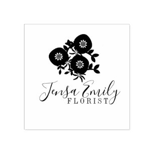 Tampons Encreurs Studio d'artiste de logo de bouquet floral de fleu