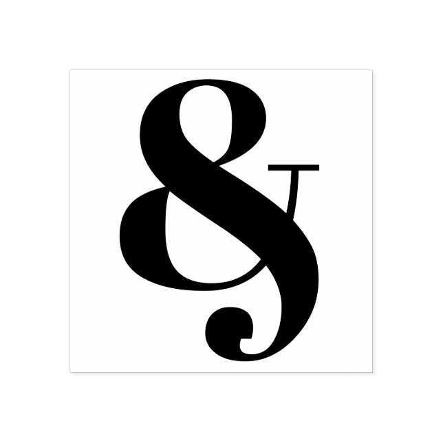 Tampons Encreurs Style Ampersand classique typographie (Impression)