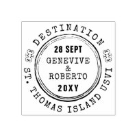 Style d'aéroport de passeport Vintage de mariage d