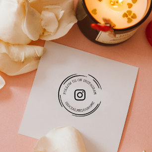 Tampons Encreurs Suivez-nous/moi sur Instagram, médias sociaux