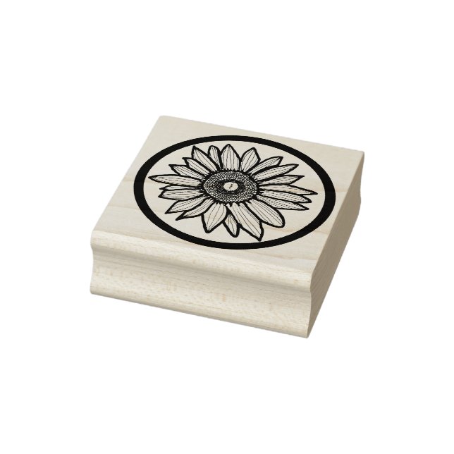 Tampons Encreurs Sunflower Wood Art Stamp (Tampon)