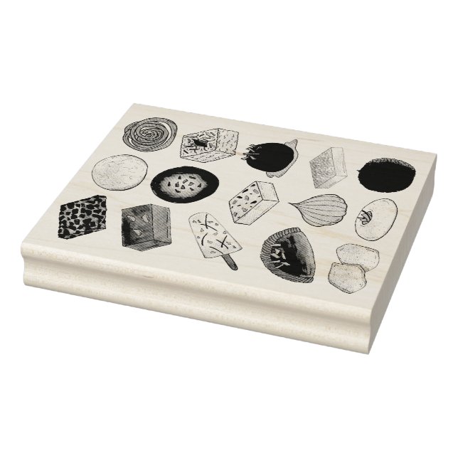 Tampons Encreurs Sweet Mithais Indian Candy Sweets Foodie Imprimer (Tampon)