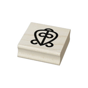 Tampons Encreurs Symbole Adinkra (puissance de l'amour) Timbre en c