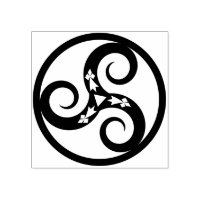 Symbole celtique représentant l'eau, la terre et l
