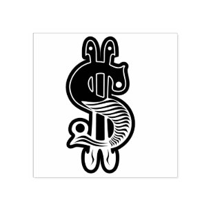 Tampons Encreurs Symbole d'argent décoratif