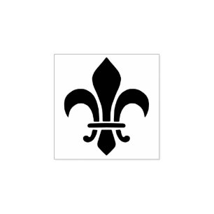 Tampons Encreurs Symbole français de lis de Fleur de Lis Elegant