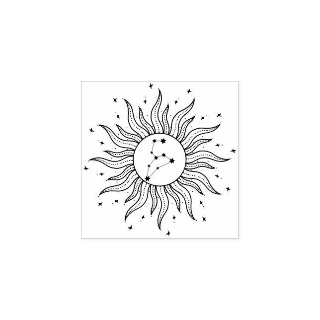 Tampons Encreurs SYMBOLE LÈVE HÉROscope Sun (Impression)