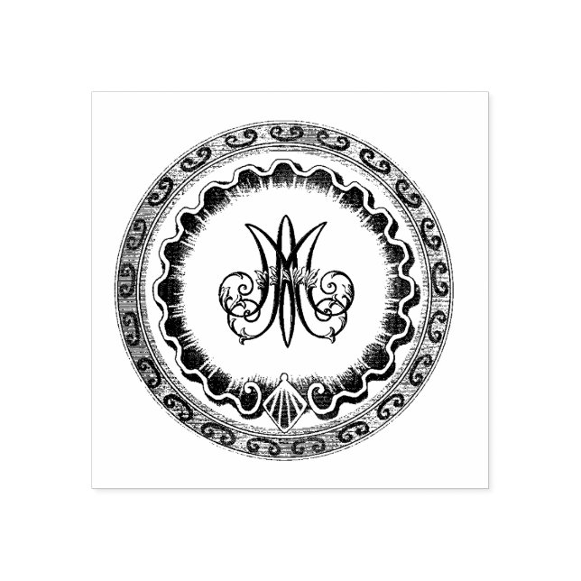 Tampons Encreurs Symbole marial de la Sainte Vierge Marie (Impression)