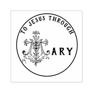 Tampons Encreurs Symbole marial de la Vierge catholique