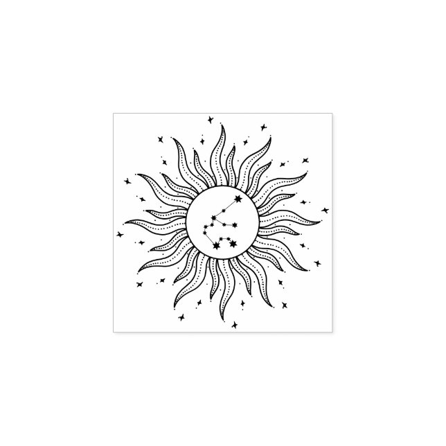 Tampons Encreurs SYMBOLE VERSAIRE HÉROscope Aquarius (Impression)