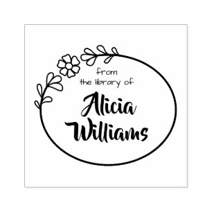 Tampons Encreurs Tampon, cadre floral