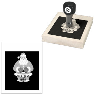 Tampons Encreurs Texte de l'image de Noël Timbre en caoutchouc