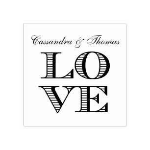 Tampons Encreurs Texte graphique LOVE