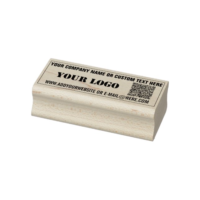 Tampons Encreurs Texte personnalisé de numérisation de code QR Votr (Tampon)