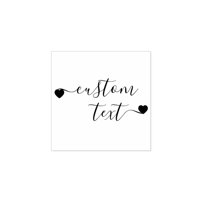 Tampons Encreurs Texte personnalisé de signature (Impression)