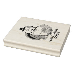 Tampons Encreurs Thanksgiving Old English Sheepdog (Gris 1) Fun