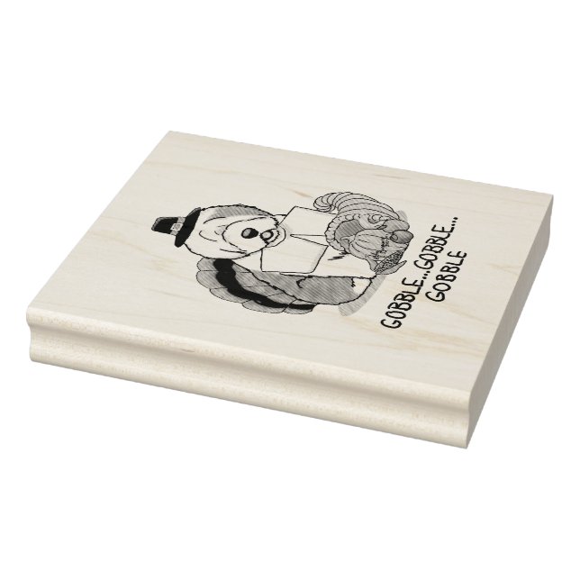 Tampons Encreurs Thanksgiving Old English Sheepdog (Gris 1) Fun (Tampon)