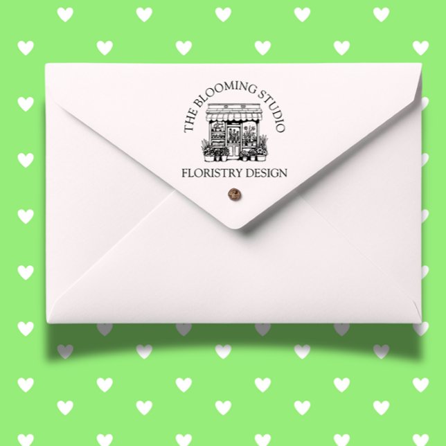 Tampons Encreurs Thème de vitrine de fleuriste (Create a warm, inviting online shop with the Florist Storefront theme Rubber Stamp. )