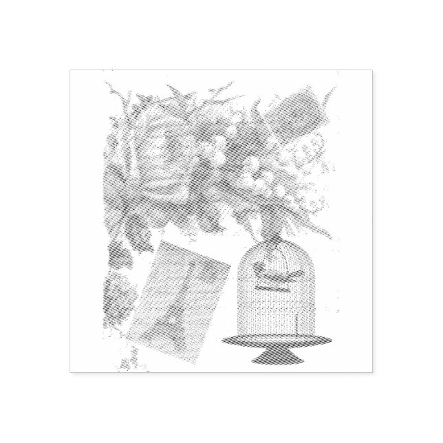 Tampons Encreurs Thème Vintage Paris Wood Art Timbre (Impression)