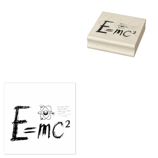 Tampons Encreurs Théorie de la relativité d'Einstein. Formule (Tamponné)