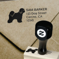 Tibétain Terrier Chien Silhouette Adresse de retou