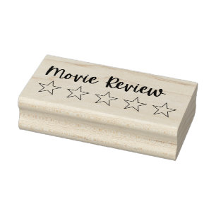 Tampons Encreurs Timbre 5 Étoiles de révision de film Timbre du j