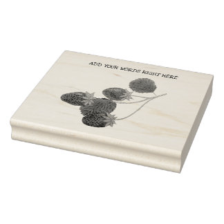 Tampons Encreurs Timbre à fraise personnalisé