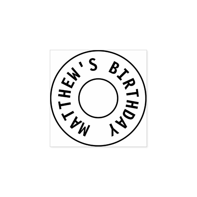 Tampons Encreurs Timbre à la main pour la fête d'anniversaire (Impression)