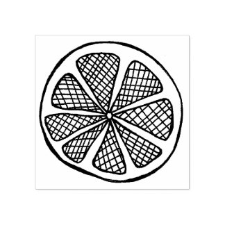 Tampons Encreurs Timbre à tranche de citron