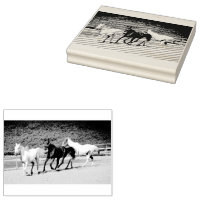 Timbre à trois chevaux