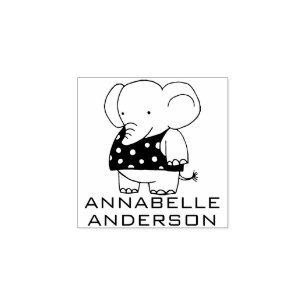 Tampons Encreurs Timbre adorable des éléphants