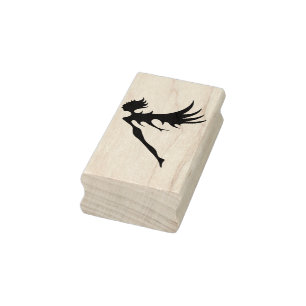 Tampons Encreurs timbre art ange moderne