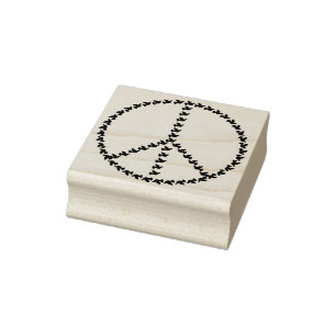 Tampons Encreurs Timbre art des colombes de la paix