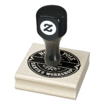 Timbre cadeau de Noël père Noël Mail