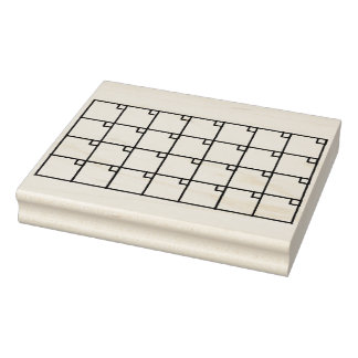 Tampons Encreurs Timbre Calendrier du journal des puces